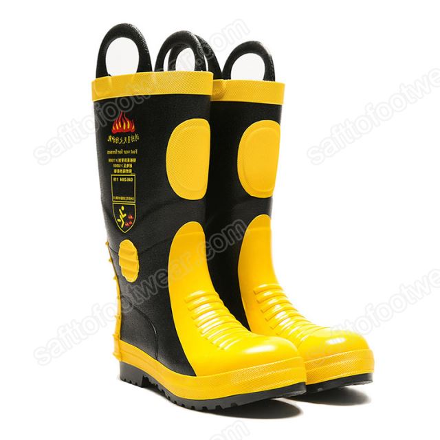 Rubber Firefighter Safety khau looj plab hlaub