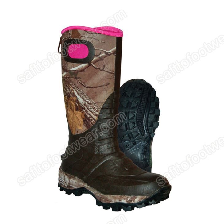 Sturdy Outsole Sab nraum zoov Rubber Waterproof khau looj plab hlaub